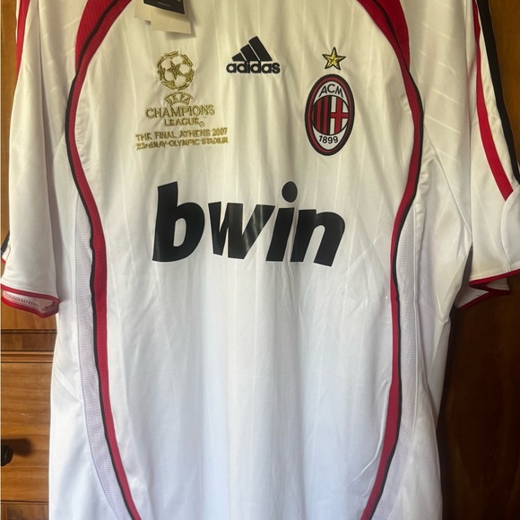 AC Milan 2007 Jersey Final Athens Champions League Shirt adidas. - Picture 1 of 7